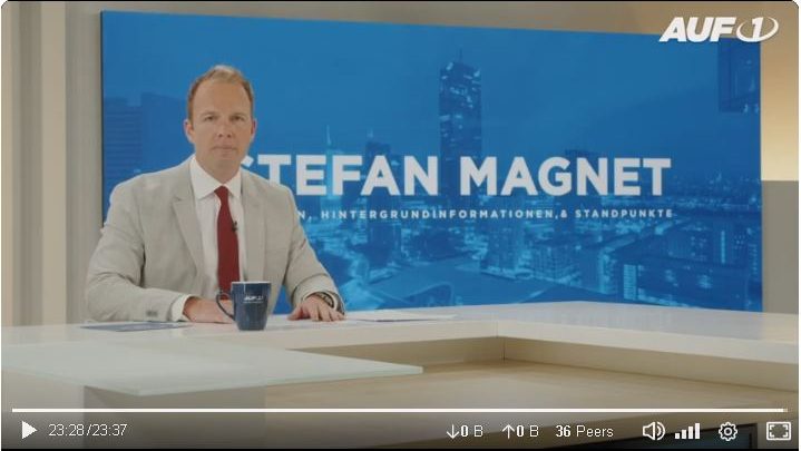 Stefan Magnet bei Auf1.TV in der Sendung 'Würden uns die Mächtigen belügen ?"